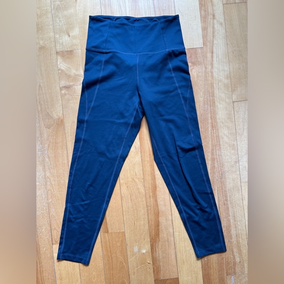 Girlfriend collective navy blue / midnight leggings - Picture 1 of 4